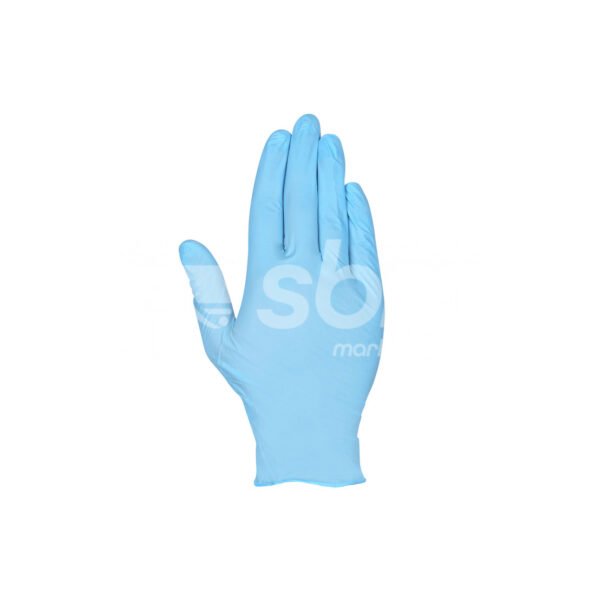 Amber One, 3.5g Disposable Powder Free Nitrile Gloves, Blue Color - Image 5