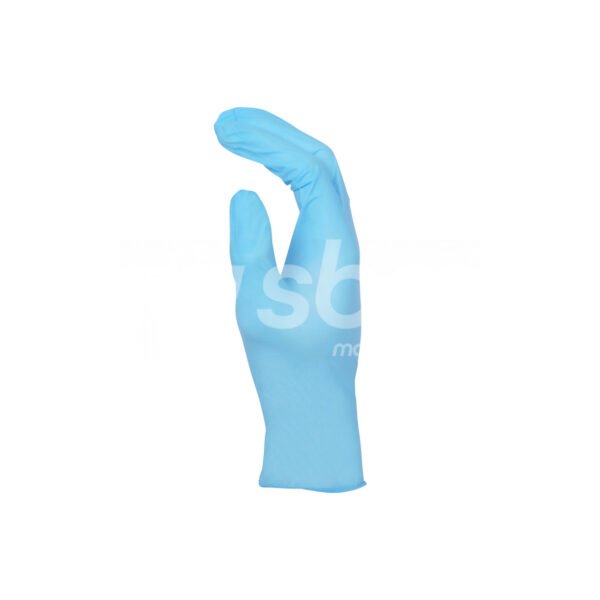 Amber One, 3.5g Disposable Powder Free Nitrile Gloves, Blue Color - Image 2