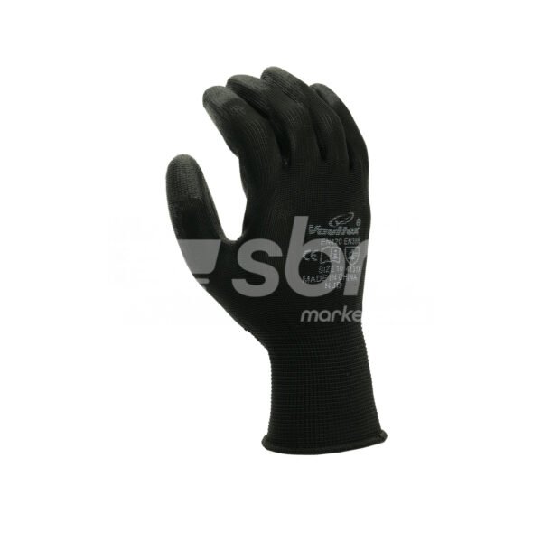 Vaultex, PU Coated Gloves, Black Color - Image 3