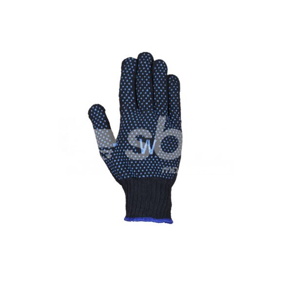 Workland, Single Side Dotted Gloves, Blue Color - Image 3