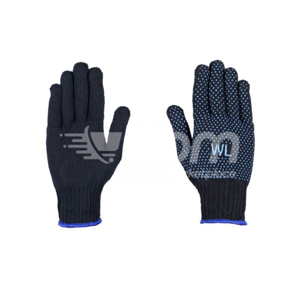 Workland, Single Side Dotted Gloves, Blue Color - Image 5