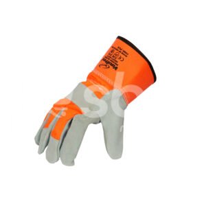 Vaultex, Single Palm Leather Gloves, Orange Color