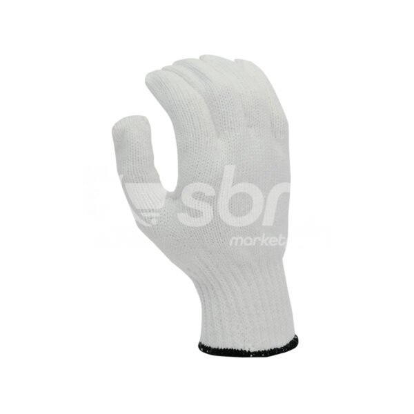 Cotton Knitted Gloves, Black Color Wrist Weight: 800 Grams - Image 2