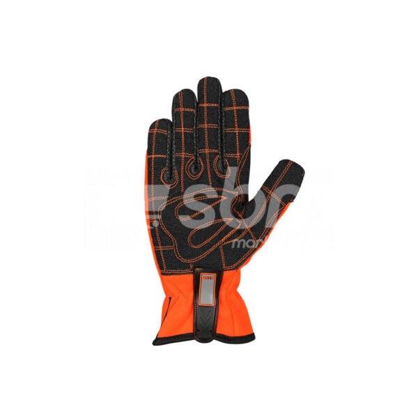 Workland, Mechanical Impact Gloves, Orange Color - Image 6