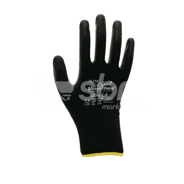 Vaultex, PU Coated Gloves, Black Color - Image 5