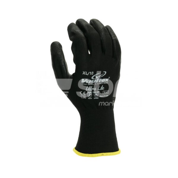 Vaultex, PU Coated Gloves, Black Color - Image 4