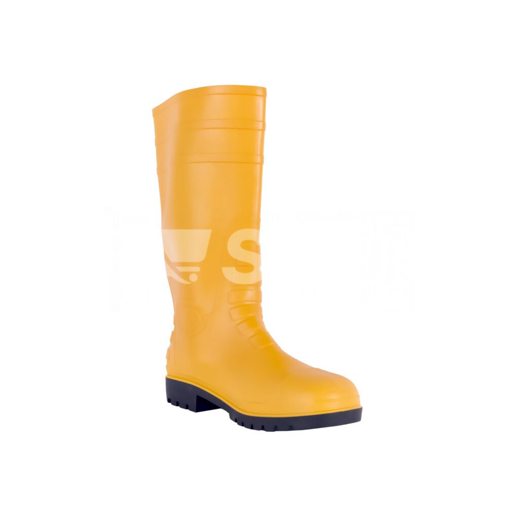Vaultex, Rain Boot With Steel Toe, Yellow Color