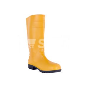 Vaultex, Rain Boot With Steel Toe, Yellow Color