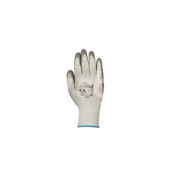 Armstrong, Economy Nitrile Coated Gloves, Grey Color - Image 3