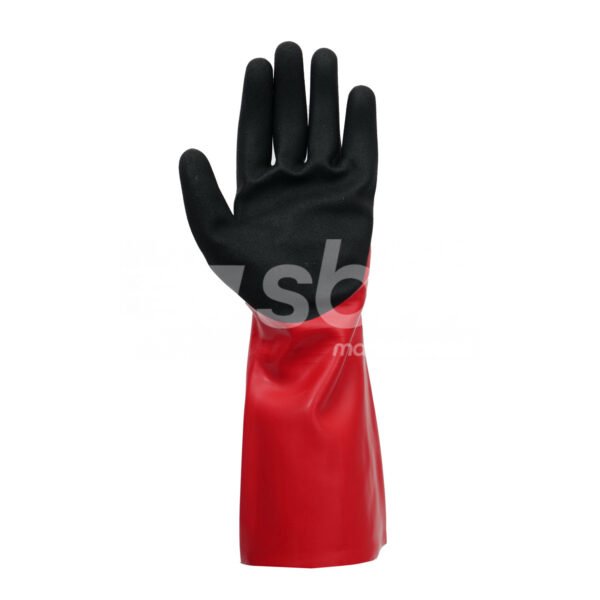 Vaultex, Nitrile Micro Foam Coated, Level A Gauntlet with Flare Cuff - Image 4