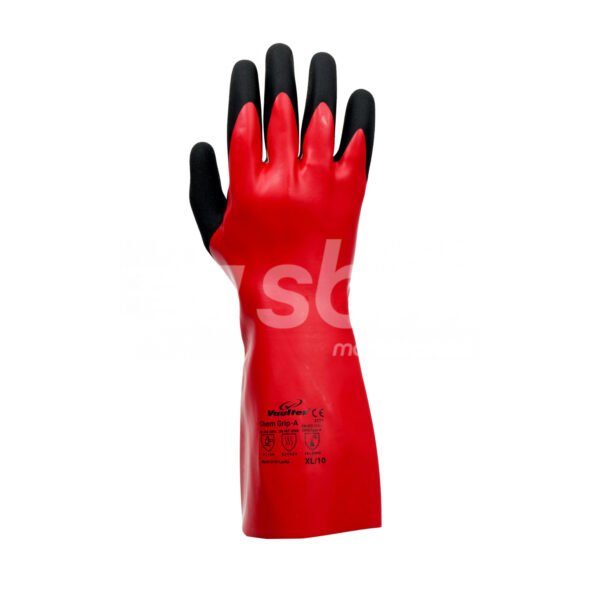 Vaultex, Nitrile Micro Foam Coated, Level A Gauntlet with Flare Cuff - Image 5