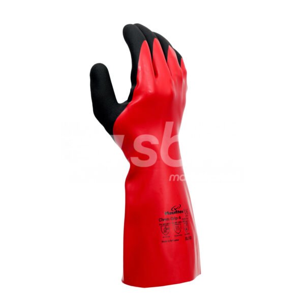 Vaultex, Nitrile Micro Foam Coated, Level A Gauntlet with Flare Cuff - Image 7